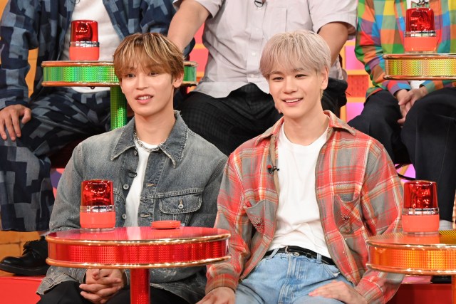 『THE突破ファイル』に出演するJO1（左から）與那城奨、豆原一成（C）日本テレビ