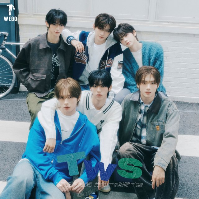 『WEGO 2025 AUTUMN & WINTER』のビジュアルモデルとしてビジュアルが展開されるTWS