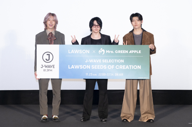 『J-WAVE SELECTION LAWSON SEEDS OF CREATION』公開収録に出演したMrs. GREEN APPLE