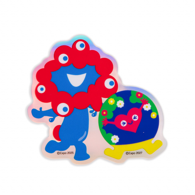 「ミャクミャク トゥンクトゥンク ステッカー」