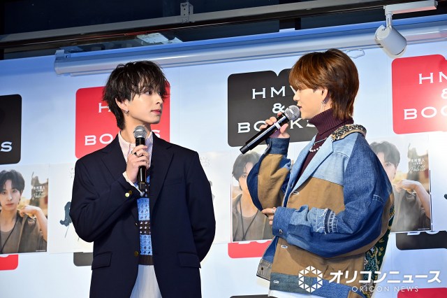 互いの好きなところ＆直してほしいところをぶっちゃけた（左から）FANTASTICS・木村慧人と中島颯太 （C）ORICON NewS inc.