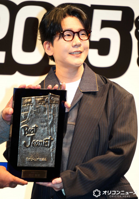 「第42回ベストジーニスト2025」授賞式に登壇した花江夏樹 （C）ORICON NewS inc.