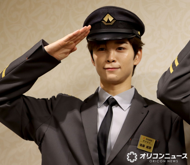 世界線に大興奮していたINI・後藤威尊 （C）ORICON NewS inc.