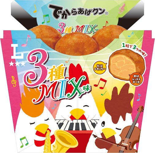 【盛りすぎ】でからあげクン3種MIX味