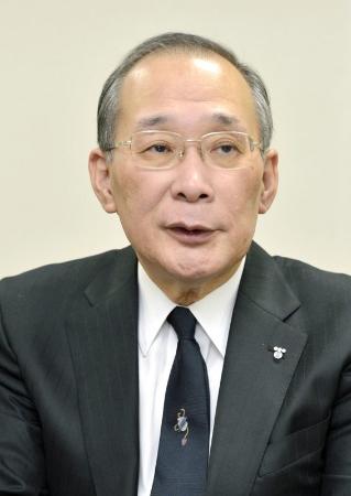 　東京電力の下河辺和彦会長