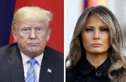 　トランプ米大統領、メラニア夫人（ゲッティ＝共同）