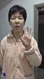 　支援者がＸ（旧ツイッター）に投稿した市民記者の張展氏の動画（共同）