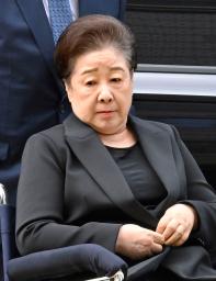　旧統一教会の韓鶴子総裁＝２２日、ソウル（共同）