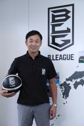 　バスケットボールＢリーグチェアマンの島田慎二さん