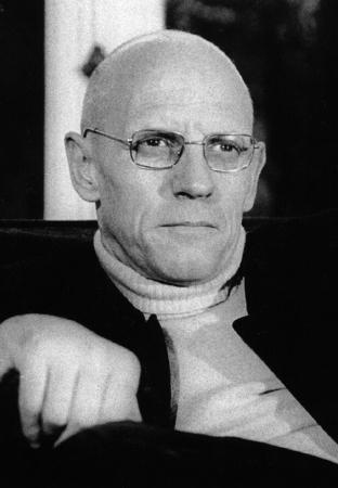 　ミシェル・フーコー＝著書出版の宣伝用ポスター（ガリマール社）から