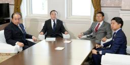 　日本維新の会の吉村洋文代表＝９月３０日、大阪市中央区