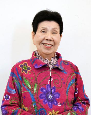 　イタリア・ローマで開かれる国際会議への参加を表明する、袴田巌さんの姉ひで子さん＝２２日午前、浜松市