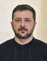 　記者会見に臨むウクライナのゼレンスキー大統領＝１０月３１日（ウクライナ大統領府提供・ＡＰ＝共同）