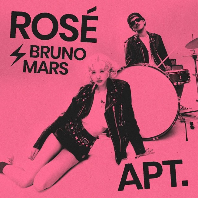 ROSE & Bruno Mars「APT.」(権利元：ワーナーミュージック・ジャパン／2024年10月18日配信開始)