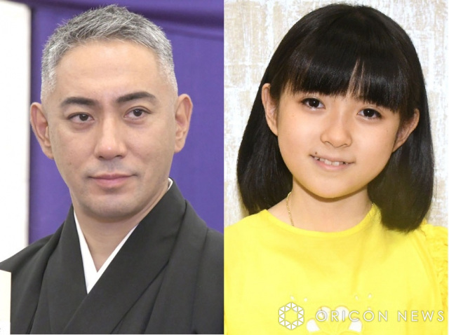 （左から）市川團十郎白猿、堀越麗禾（C）ORICON NewS inc.