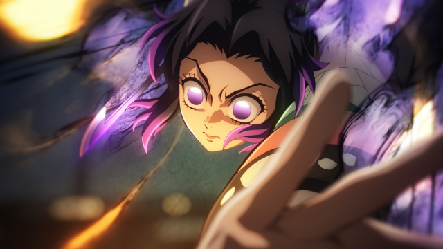 『劇場版「鬼滅の刃」無限城編 第一章 猗窩座再来』の場面カット　(C)吾峠呼世晴／集英社・アニプレックス・ufotable