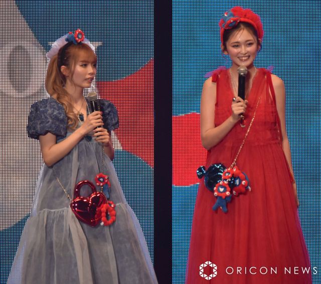 『第41回 マイナビ 東京ガールズコレクション 2025 AUTUMN／WINTER』に出演した（左から）ゆい小池、ゆうちゃみ （C）ORICON NewS inc.
