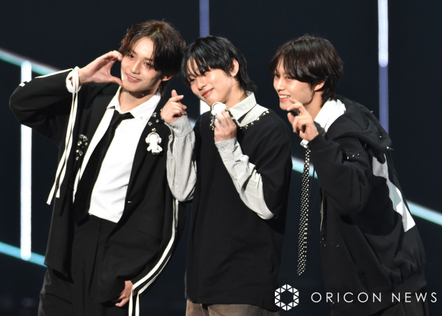 『第41回 マイナビ 東京ガールズコレクション 2025 AUTUMN／WINTER』に出演したYUHZ・KAI＆HARUTO＆HYO （C）ORICON NewS inc.