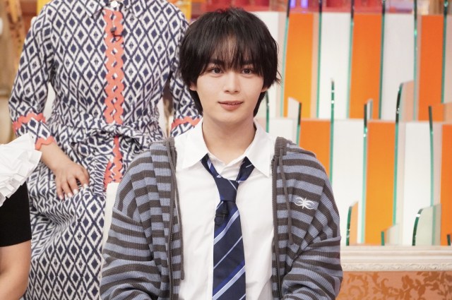 10日放送『ホンマでっか!?TV』に出演するなにわ男子・大西流星 （C）フジテレビ