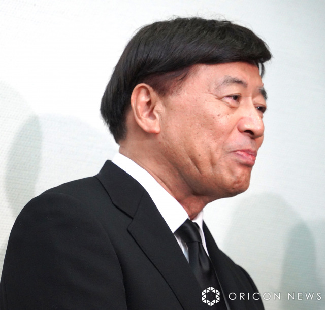橋幸夫さん お通夜に参列した石田重廣社長 （C）ORICON NewS inc.