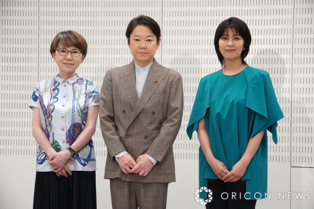 EX木曜ドラマ『しあわせな結婚』最終回囲み取材に参加した（左から）大石静氏、阿部サダヲ、松たか子 （C）ORICON NewS inc.