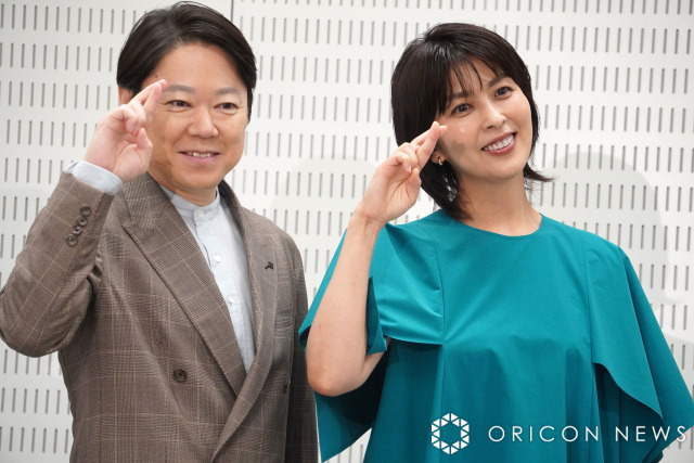 最終話をアピールした（左から）阿部サダヲ、松たか子 （C）ORICON NewS inc.