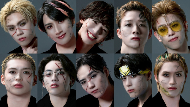 『DARK13』プロジェクトアンバサダー＆ドラマ『DARK13　踊るゾンビ学校』に出演するTHE JET BOY BANGERZ （C）ABCテレビ