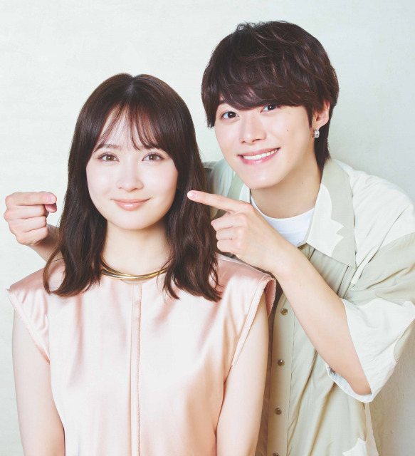 『女性セブン』31号（合併号）に登場する（左から）畑芽育、大橋和也（C）小学館／女性セブン　撮影／江藤はんな（SHERPA＋）　