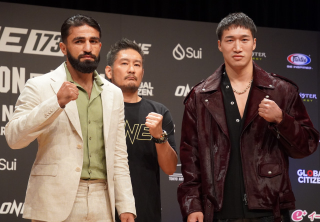 11・16『ONE 173』で対戦する安保瑠輝也（右）とマラット・グレゴリアン （C）ORICON NewS inc.