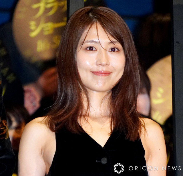 映画『ブラック・ショーマン』初日舞台あいさつに登壇した有村架純 （C）ORICON NewS inc.