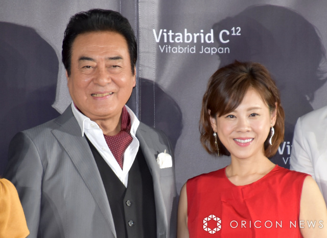 高橋英樹（左）と娘の高橋真麻 （C）ORICON NewS inc.