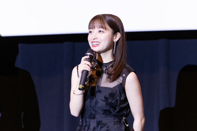 映画『カラダ探し THE LAST NIGHT』大ヒット御礼ツアー in 福岡に登壇した橋本環奈（C）2025「カラダ探し THE LAST NIGHT」製作委員会