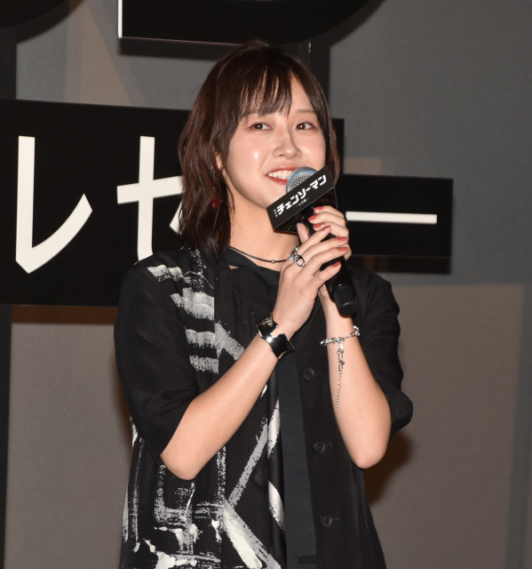 劇場版『チェンソーマン レゼ篇』ワールドプレミアに参加した（左から）坂田将吾、楠木ともり、戸谷菊之介、上田麗奈 （C）ORICON NewS inc.