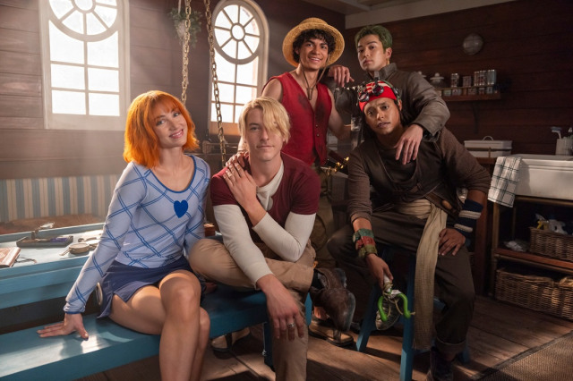 メイキング写真（麦わらの一味）＝Netflixシリーズ『ONE PIECE』シーズン2、2026年世界独占配信（C）尾田栄一郎/集英社
