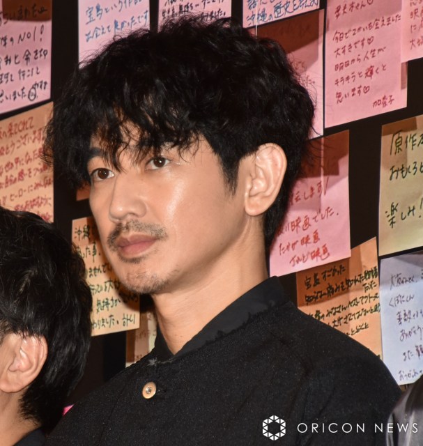 ポップコーン減らない観客を見つけにんまりした永山瑛太 （C）ORICON NewS inc.