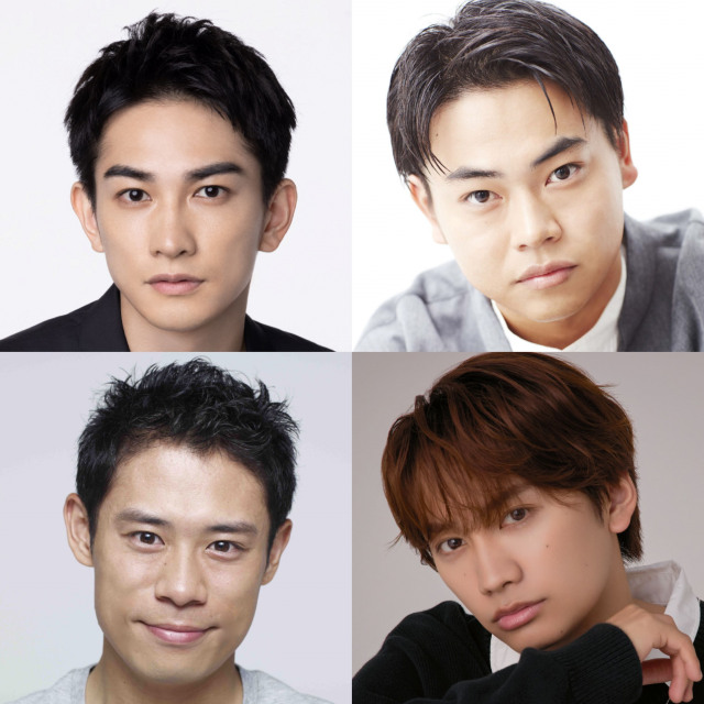 「連続ドラマW　池井戸潤スペシャル『かばん屋の相続』」に主演する（左上から時計回りに）町田啓太と菅生新樹、藤原丈一郎、伊藤淳史