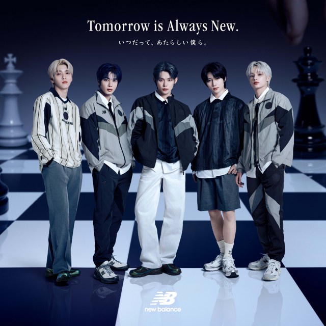 ABCマート限定・New Balanceキャンペーンに起用されたTOMORROW X TOGETHER