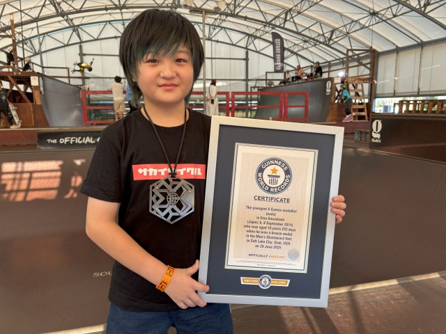 小学5年生の河上恵蒔 X Games男子史上最年少のメダリスに