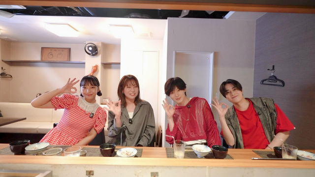 プロジェクト『＃ゼロカーボンジュール』に出演する（左から）山之内すず、れいランラン、西山智樹、前田大輔