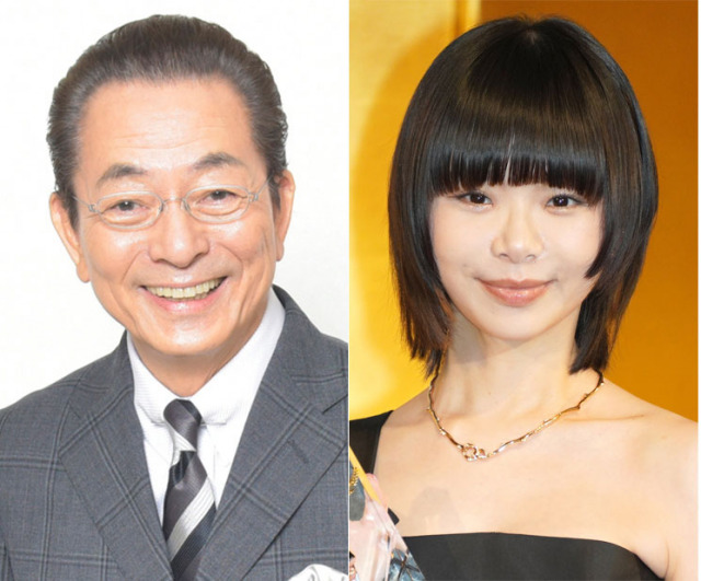 （左から）水谷豊（撮影：吉原朱美） 趣里 （C）ORICON NewS inc.