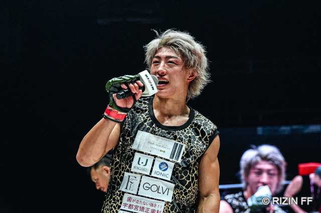 『RIZIN.51』平本丈に勝利した冨澤大智 （C）RIZIN FF