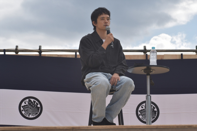 大河ドラマ『豊臣兄弟！』豊臣秀吉役の池松壮亮が「鳥取三十二万石お城まつり」に来場