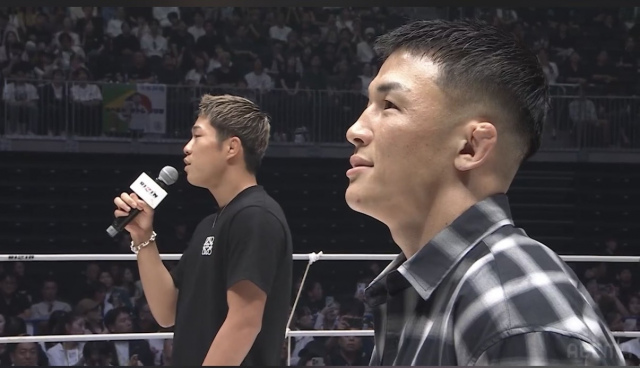 『RIZIN LANDMARK 12 in KOBE』で対戦する秋元強真（左）と萩原京平