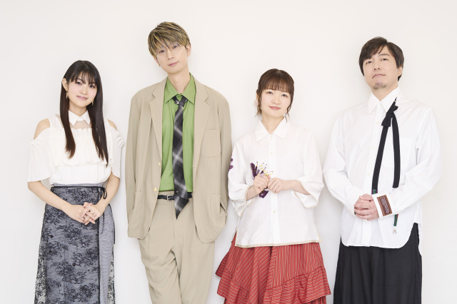 『SPY×FAMILY』出演キャスト（左から）早見沙織、江口拓也、種崎敦美、松田健一郎 ＝撮影：上野留加（C）ORICON NewS inc.