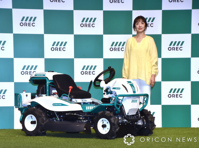 オーレック新CM発表会に登壇した草刈民代（C）ORICON NewS inc.