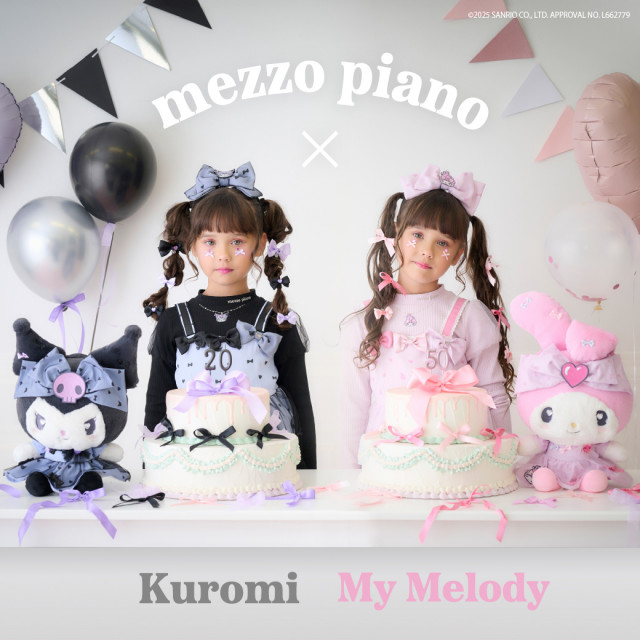 「mezzo piano」とマイメロディ＆クロミがコラボ