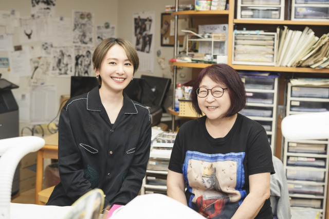 新垣結衣＆高橋留美子　撮影：上野留加（C）ORICON NewS inc.