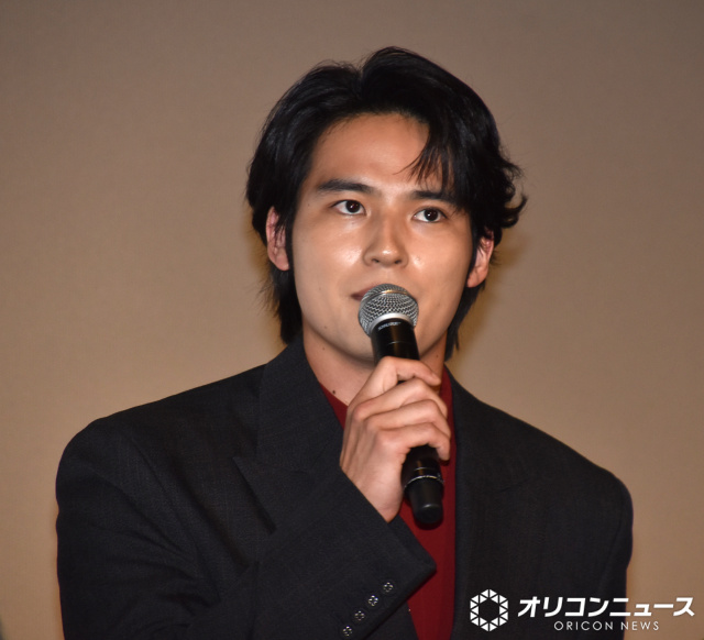 映画『火喰鳥を、喰う』公開記念舞台あいさつに参加した水上恒司 （C）ORICON NewS inc.