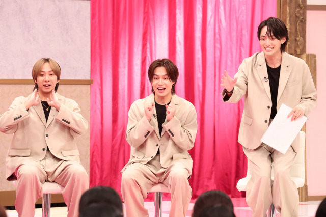 6日放送『けるとめる』に出演する（左から）中村海人、松田元太、川島如恵留 （C）フジテレビ