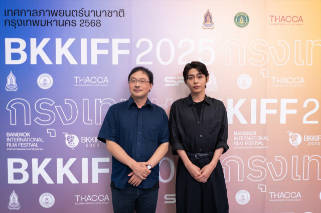 「バンコク国際映画祭2025」に参加した、映画『恋愛裁判』深田晃司監督、倉悠貴
